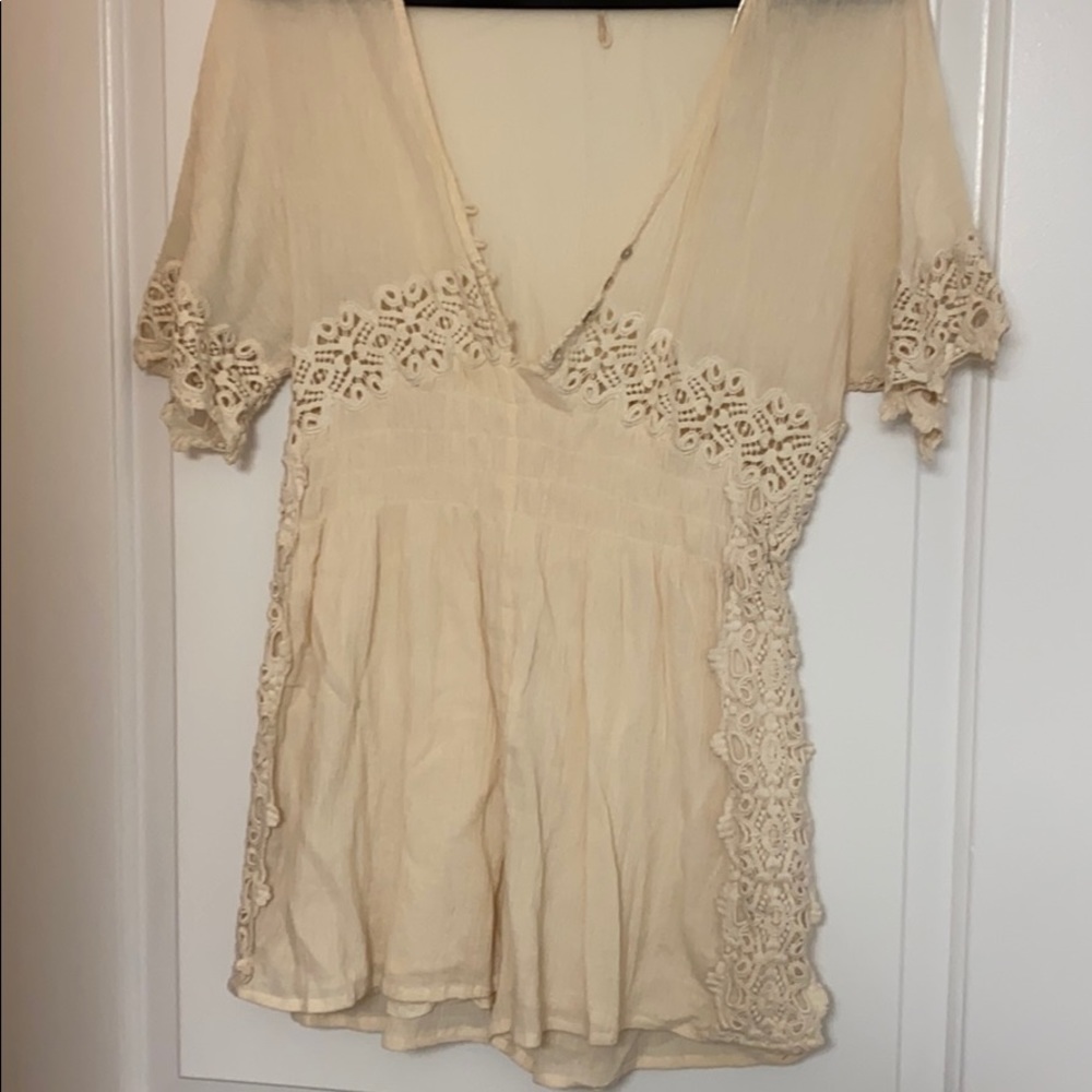 zara boho romper